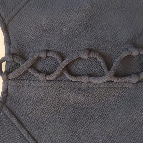 Moto Jacket, Lace Up Back, Fitted & stretchy & adjustable, Small, Tie Back - Picture 9 of 13